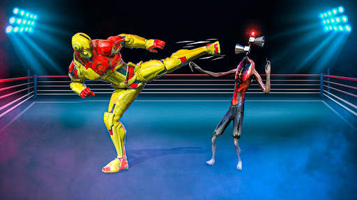 Siren Head Vs Robot Fighting screenshot 1