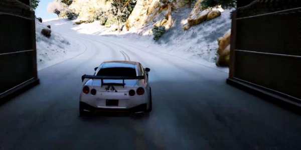 GTR Driving Nissan Winter 3D screenshot 5