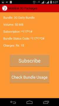 Mobilink 3G Packages скриншот 3