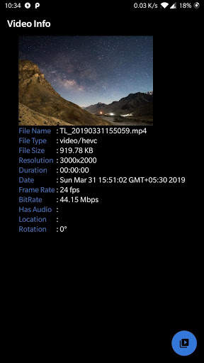 Video Info screenshot 1