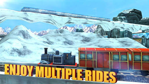 Uphill Train Racing 3D screenshot 2