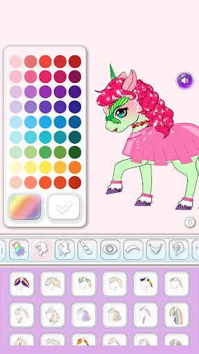 Chibi Unicorn – Kawaii Avatar Maker screenshot 1