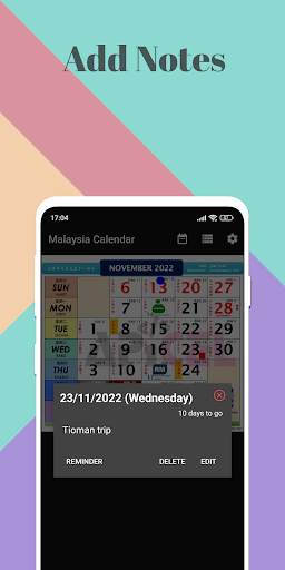 Malaysia Calendar 2024 Holiday 2 تصوير الشاشة