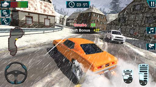 Snow Car Drift & Car Racing screenshot 1