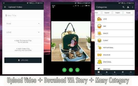 Video Song Status - WA Status Downloader app screenshot 2