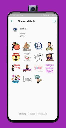 Stickers de Saludos para WAStickerApps Gratis screenshot 6