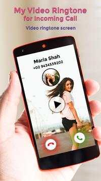My Video Ringtone for Incoming Call स्क्रीनशॉट 1