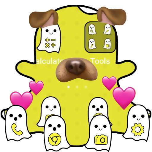 Anime Elfin Snap Cute Yellow Cartoon LauncherTheme 43.0.1001