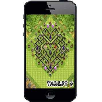 Trophy Base Maps COC Th.9 PRO screenshot 1