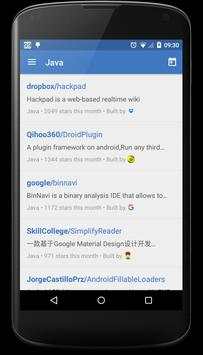 Top Github screenshot 1