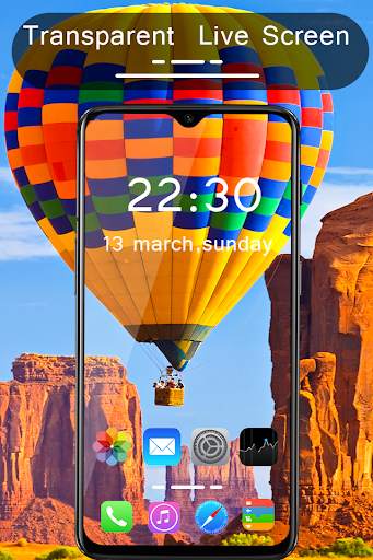 Transparent Live Wallpaper : Transparent screen screenshot 3