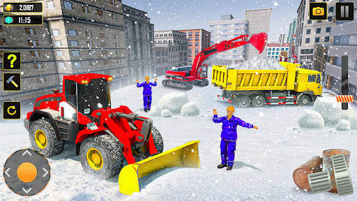 Snow Heavy Construction Game screenshot 3
