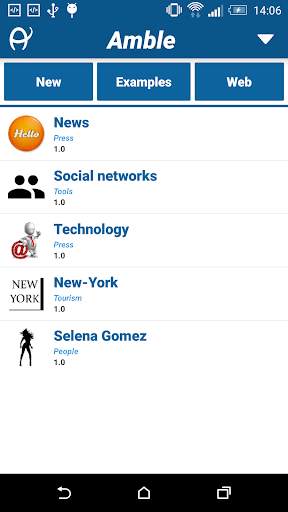 Amble Browser and Apps creator screenshot 1