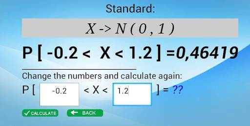 Normal Distribution 4 تصوير الشاشة