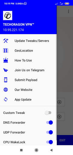 TECHORAGON VPN LITE -  Free Tweaks  Injection  VPN screenshot 3