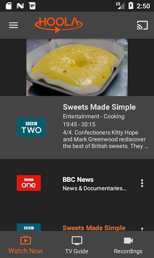 HoolaTV - Watch Live British TV 1 تصوير الشاشة