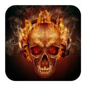 Fire Skull Theme for CM Launch 1.1.2