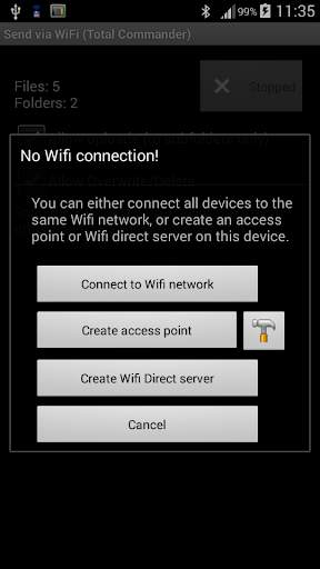 WiFi/WLAN Plugin for Totalcmd screenshot 2