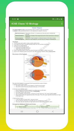 ICSE Selina Class 10 Biology Solution OFFLINE screenshot 4