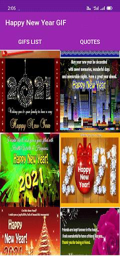 Happy New Year GIF 2021 1 تصوير الشاشة