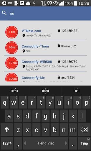 Wifi Miễn Phí - Wifi Free screenshot 3