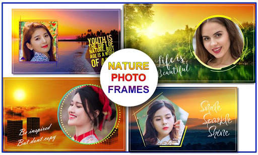 Nature Photo Frames & Text, Stickers screenshot 1