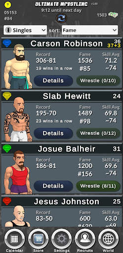 Ultimate Wrestling Manager screenshot 1