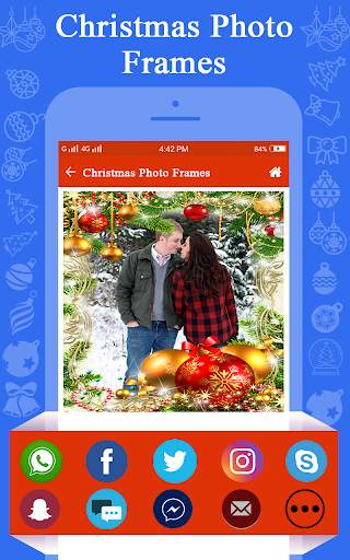Christmas Photo Frames HD Photo Editor Frame 6 تصوير الشاشة