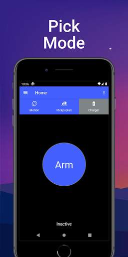 Phone Security App: An Anti-theft Alarm screenshot 1