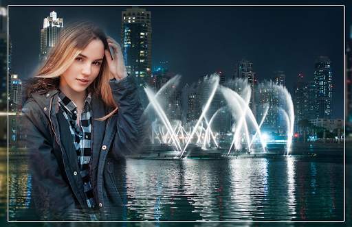 Dubai Fountain Photo Editor - dubai picnic editor screenshot 2