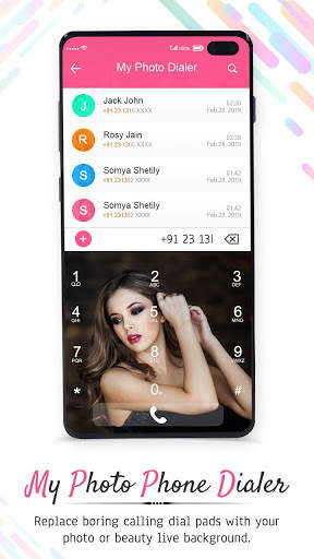 My Photo Phone Dialer: Photo Caller Screen Dialer screenshot 1