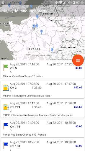 MyFuelLog2 - Car maintenance & Gas log screenshot 3