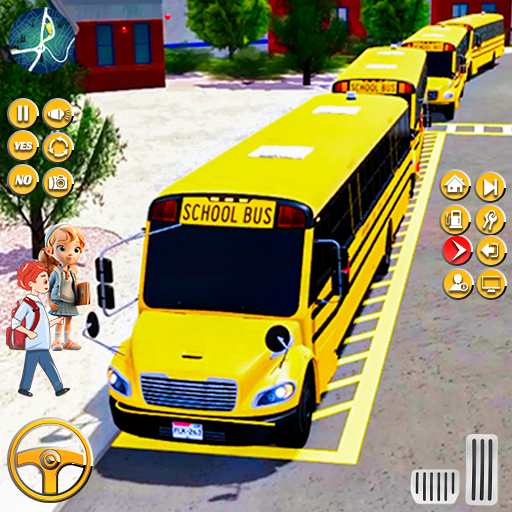 School Bus Driving Game 3D icon