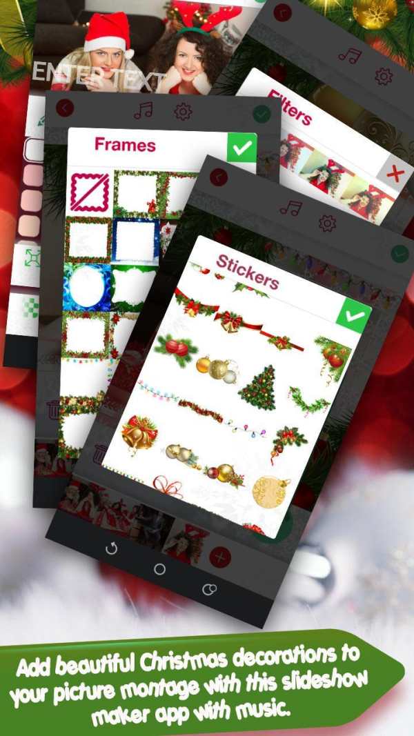 Christmas Photo Editor With Music Slideshow screenshot 4