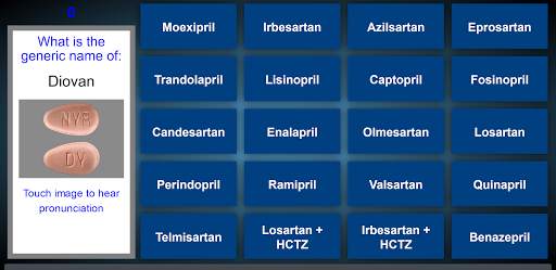 Cardiovascular Drugs Matching Game Demo screenshot 1