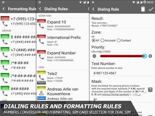 Phone and Contacts - AGContacts, Lite edition screenshot 6