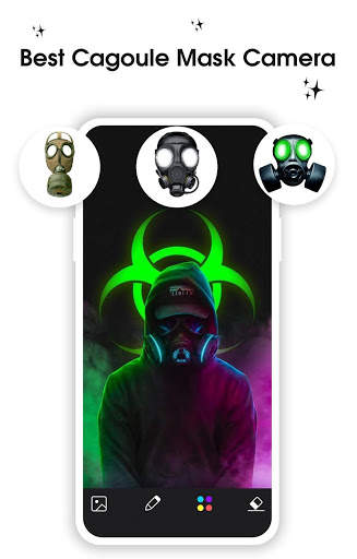 Cagoule Mask Half Face - Ghost Mask Photo Editor screenshot 5