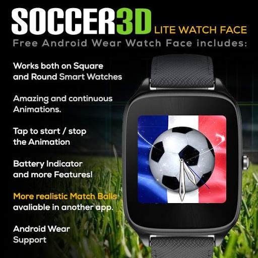 Soccer 3d Lite Watch Face screenshot 3