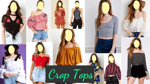 Women Crop Tops Photo Suit screenshot 1
