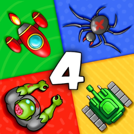 4 Player - games four players icon