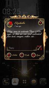 GO SMS VALENTINE'S DAY THEME 4 تصوير الشاشة