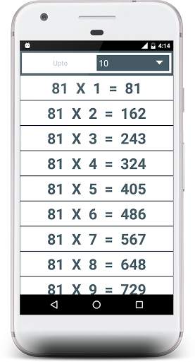 Multiplication Table And Math Table Calculator screenshot 11