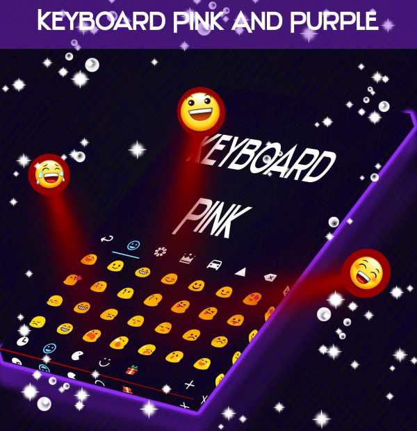 Keyboard Pink And Purple screenshot 2