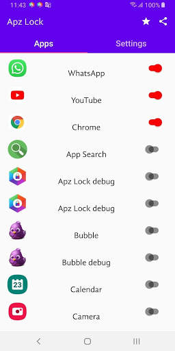 Apz Lock - Ad free Fingerprint, Pattern, PIN lock 1 تصوير الشاشة