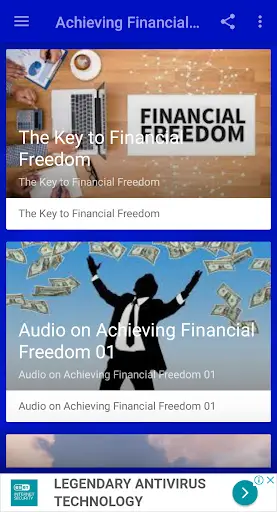 Achieving Financial Freedom screenshot 1