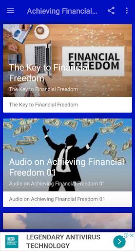 Achieving Financial Freedom screenshot 1