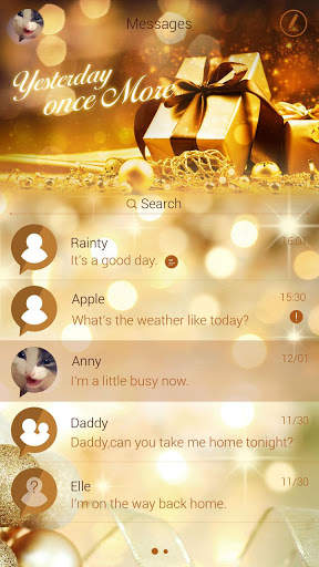 GO SMS MY GIFTS THEME screenshot 3
