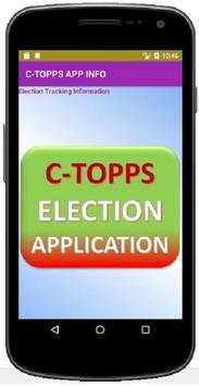 C-TOPPS Election Tracking Application Information screenshot 1