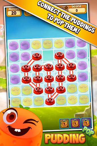 Pudding Pop - Connect & Splash Free Match 3 Game screenshot 1
