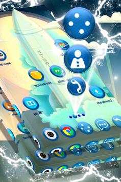 Blue Colour Launcher 2 تصوير الشاشة